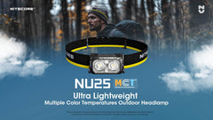 Nitecore NU25 side view highlights its slim profile for comfortable wear