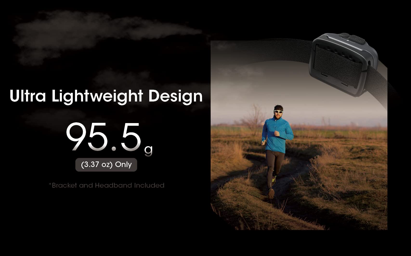 Triple-output system, red LED, and SOS for versatile lighting options.