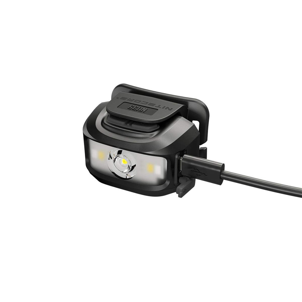 Nitecore NU35 five-LED array provides bright, even illumination across ranges.
