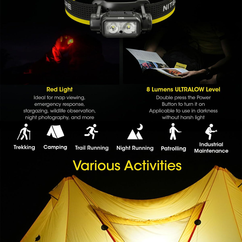Nitecore NU43 durable metal-polycarbonate case for outdoor use