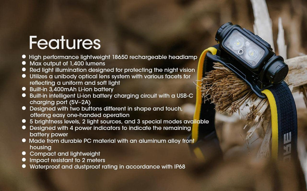 Nitecore NU43 night usage demonstrating effective illumination in low light