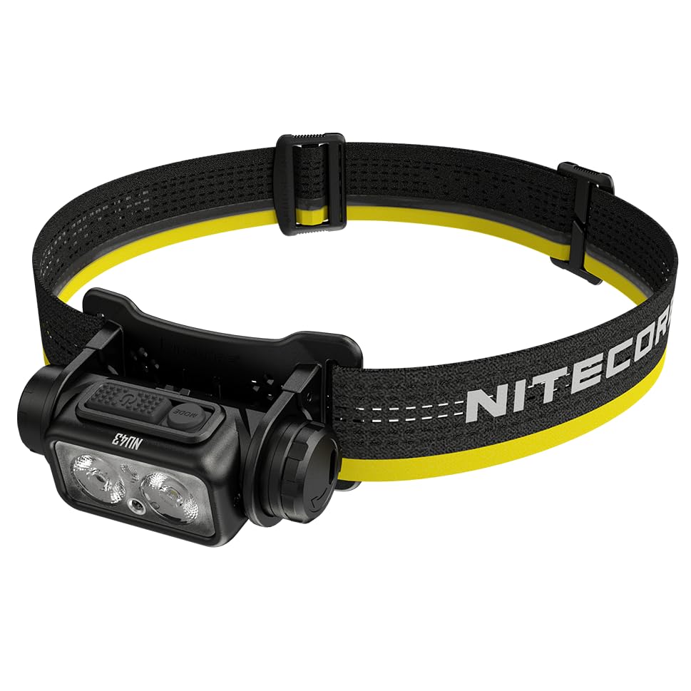 NU43 spotlight beam delivering long-range visibility on trails
