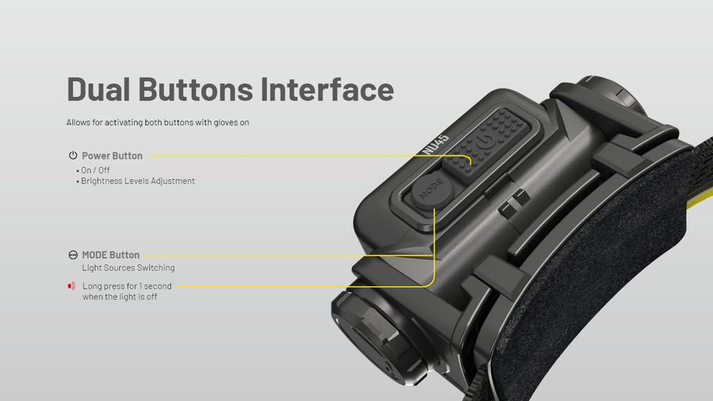 Nitecore NU45 runs up to 86 hours on low setting.