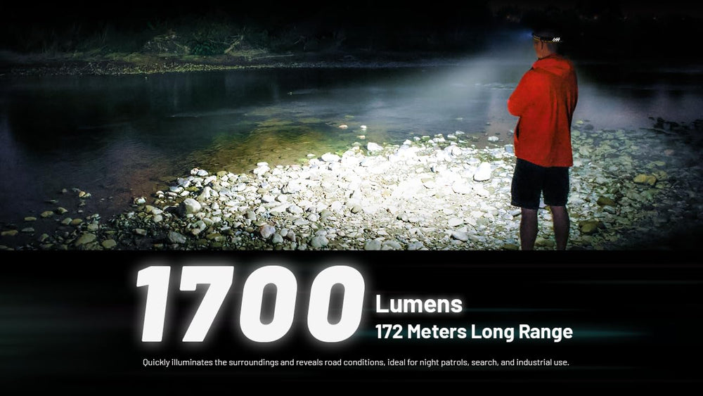 Nitecore NU45 red light preserves night vision effectively.