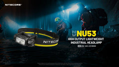 Nitecore NU53 LED array close-up highlighting eight UHE LEDs for bright output.