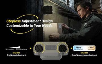 Nitecore NWL30 red light mode for night-time signaling and vision preservation