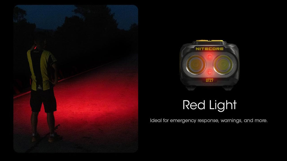 Nitecore UT27 hands-free illumination during trail walks.