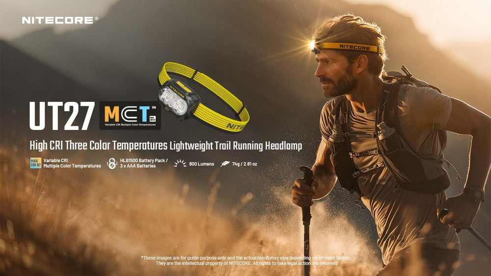 Nitecore UT27 MCT Pro three-color temperature options adapt to weather