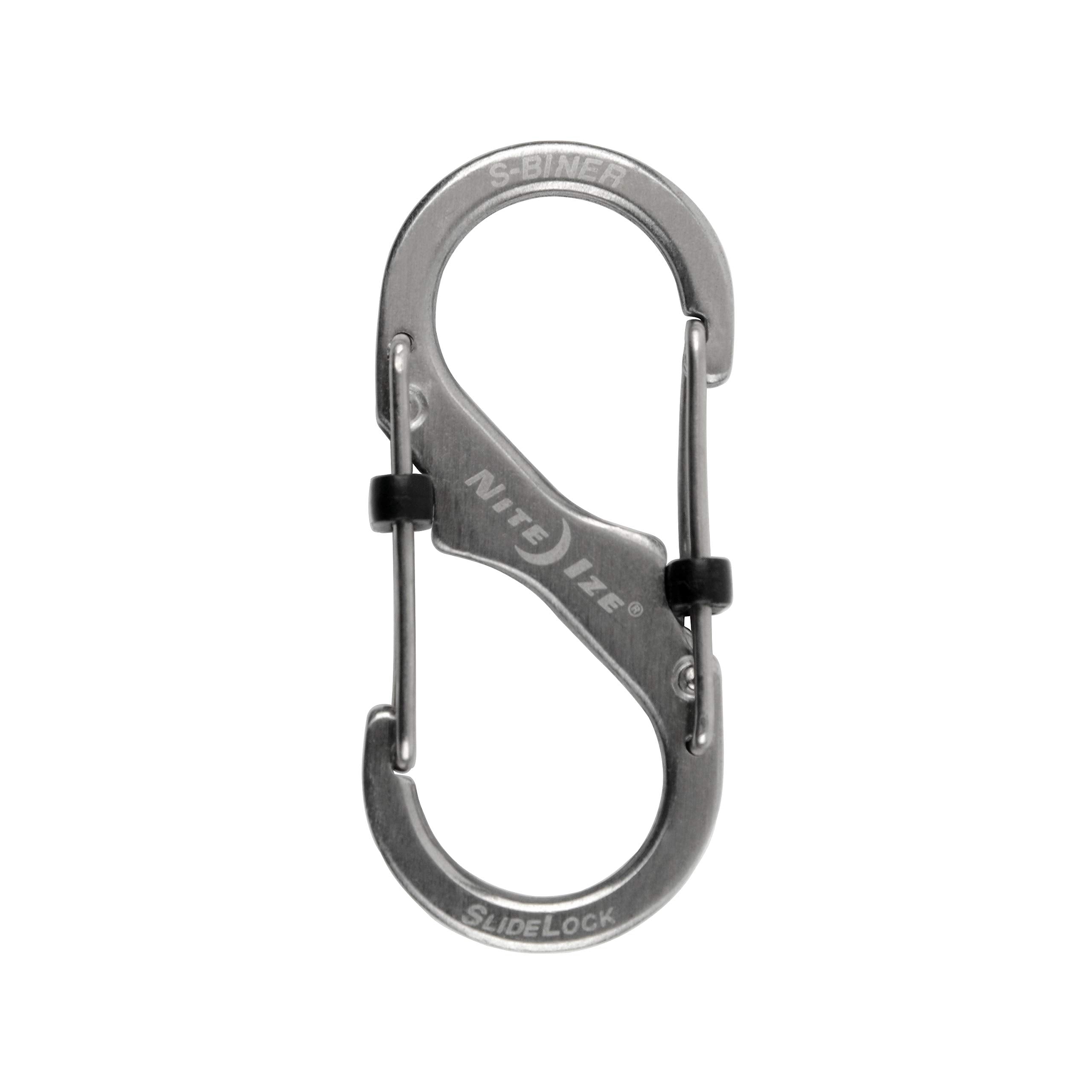 Nite Ize LSB2-11-R3 side clip showing independent gates for versatile use