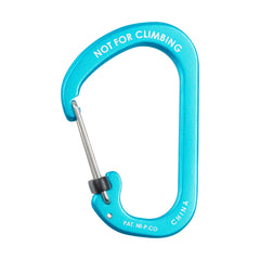 Slim-profile Nite Ize SlideLock carabiner resting in a pocket.