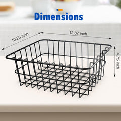 NIXOOT cooler-basket-open-wire-design elevates items above ice for dry, organized storage.