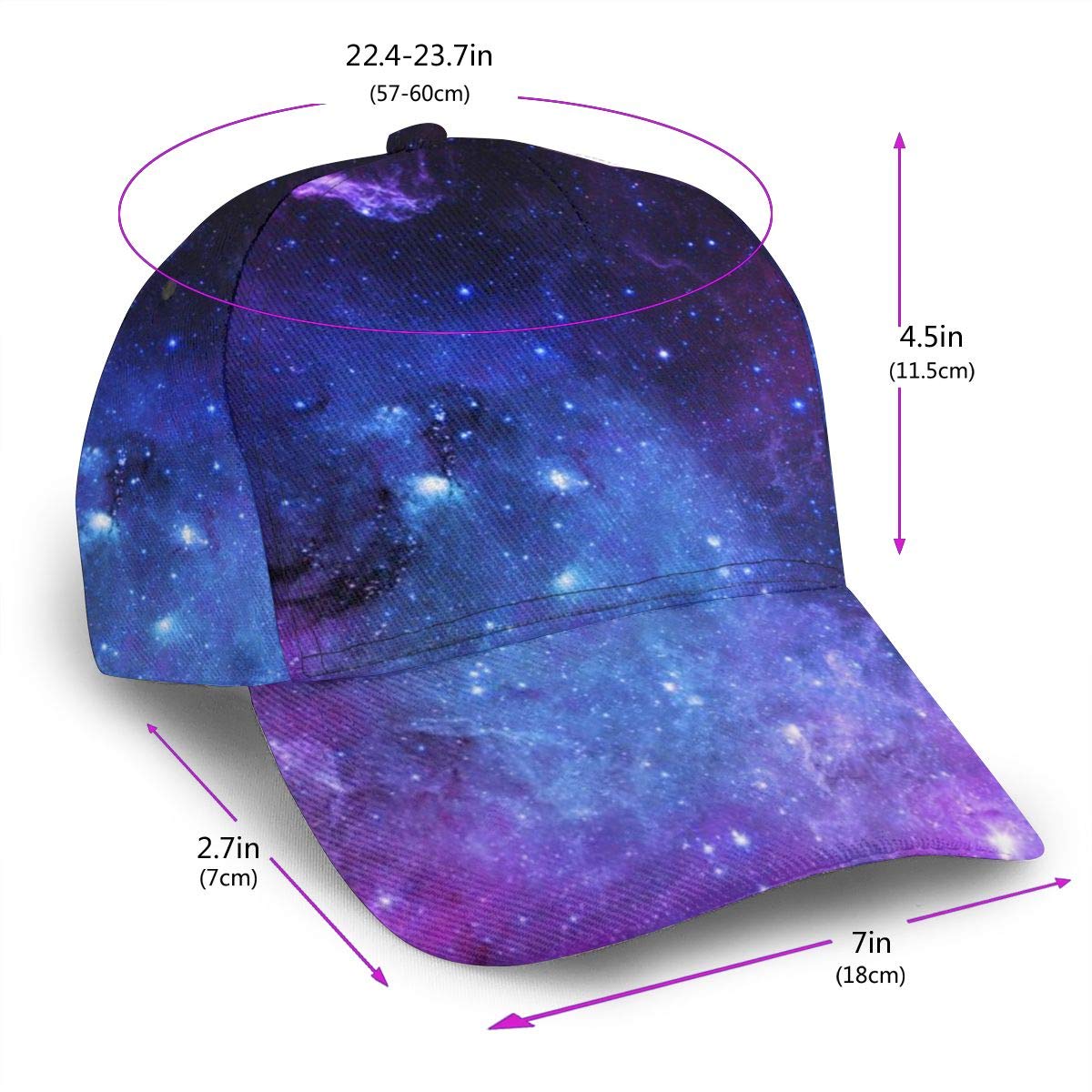 NiYoung Galaxy Cap, back buckle closure, adjustable for a secure fit.