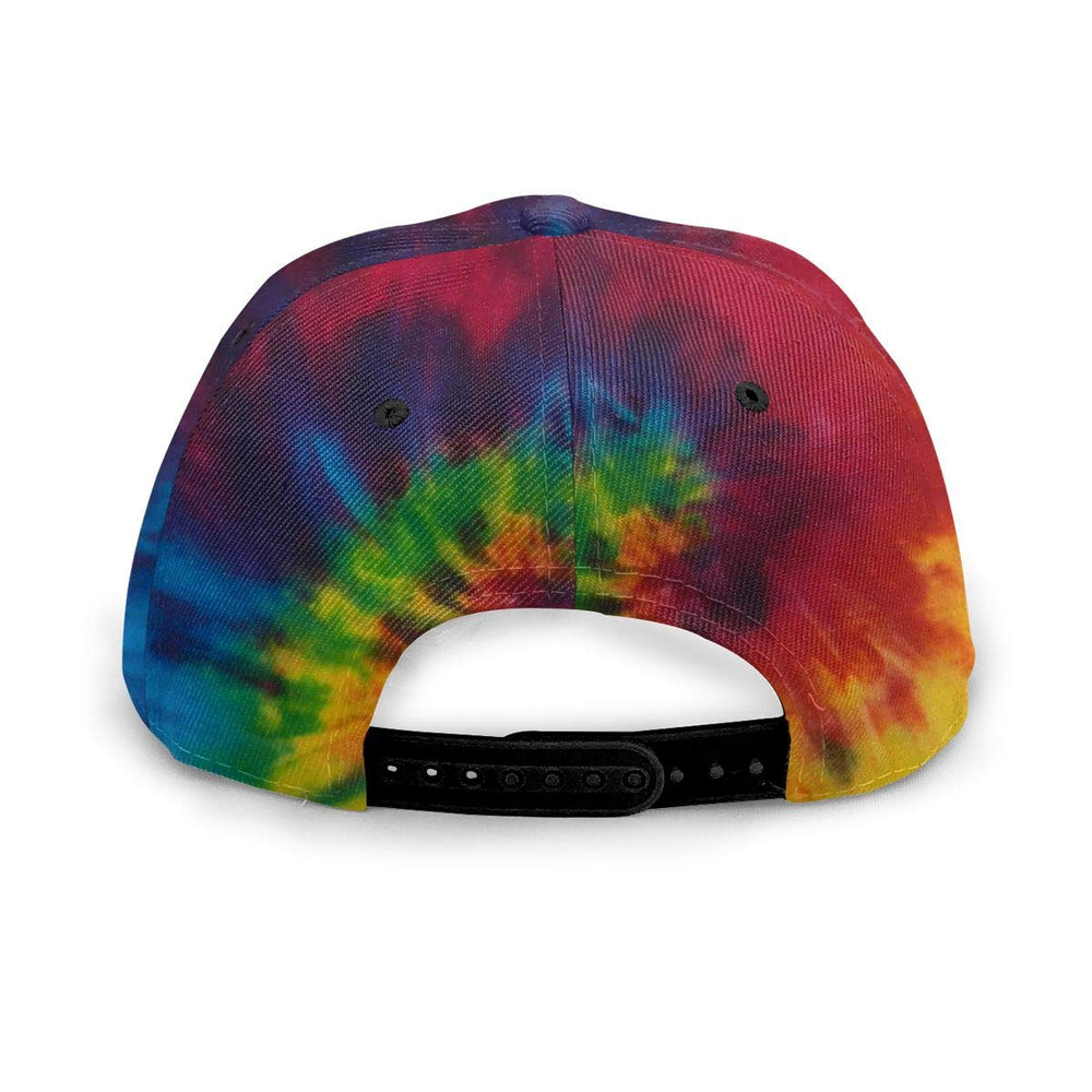 NiYoung tie dye peace hat adjustable buckle ensures secure daily wear.