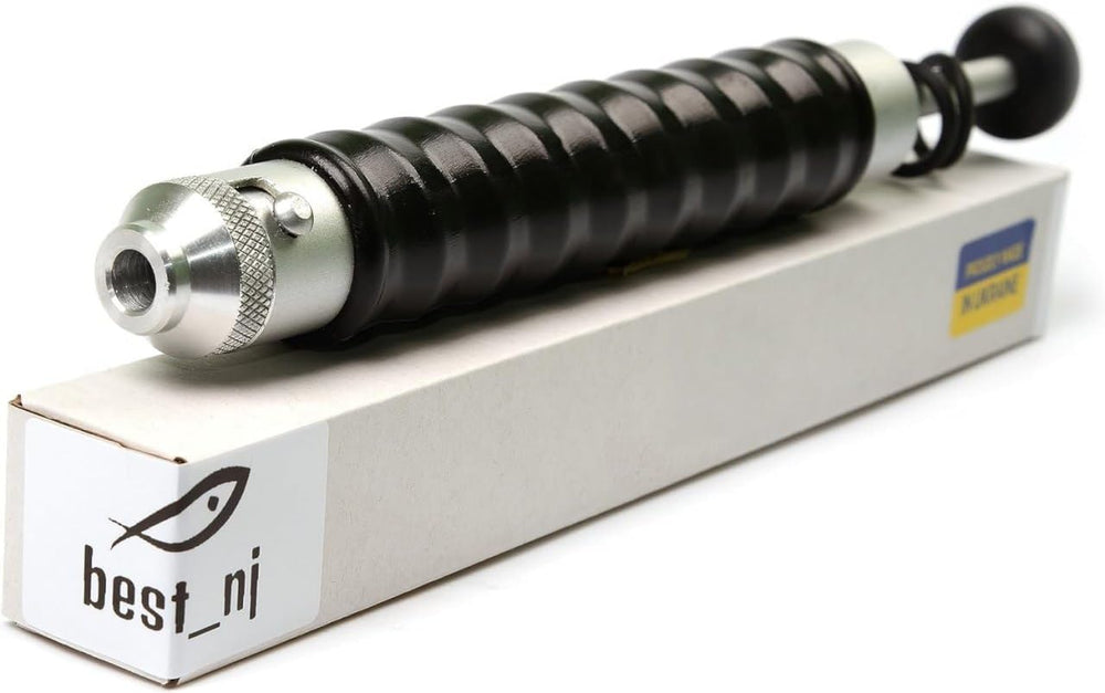 NJ 45 ml aluminum soft plastic injector with locking nozzle - front view