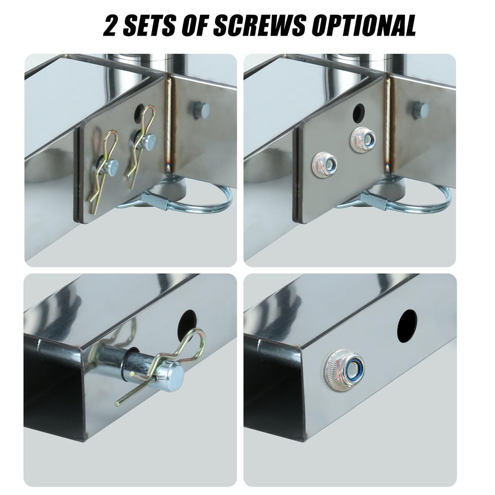 Marine-grade stainless steel finish with ventilation-friendly bottom design