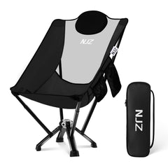 NJZ high-back foldable chair folded compact for portable seating