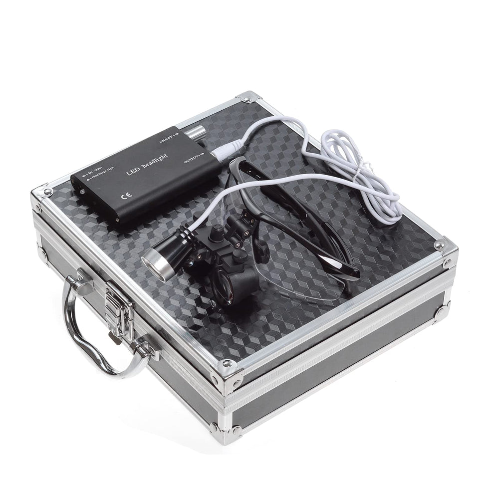 NNSKI aluminum box protects loupes during transport