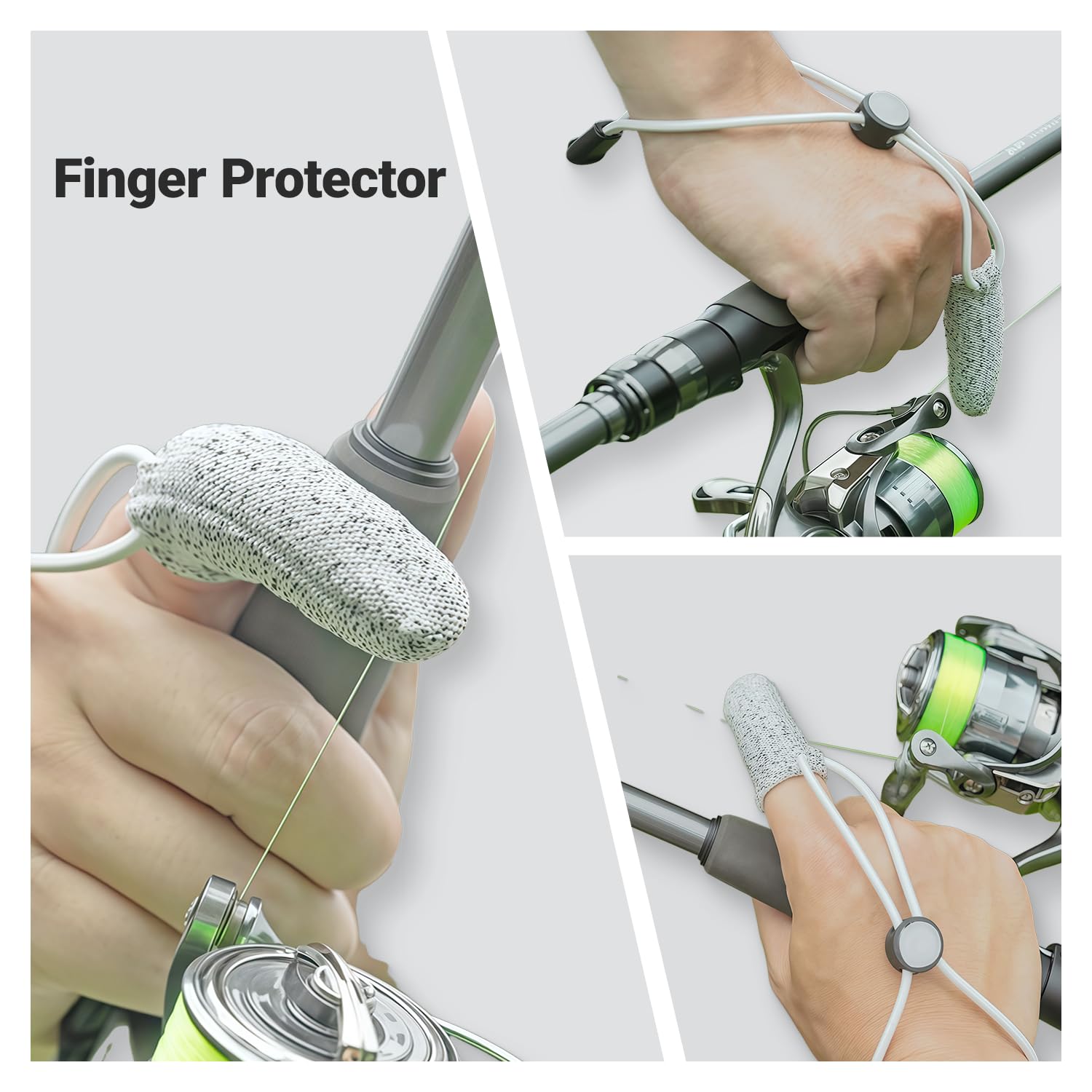 Adjustable universal fit strap on glove