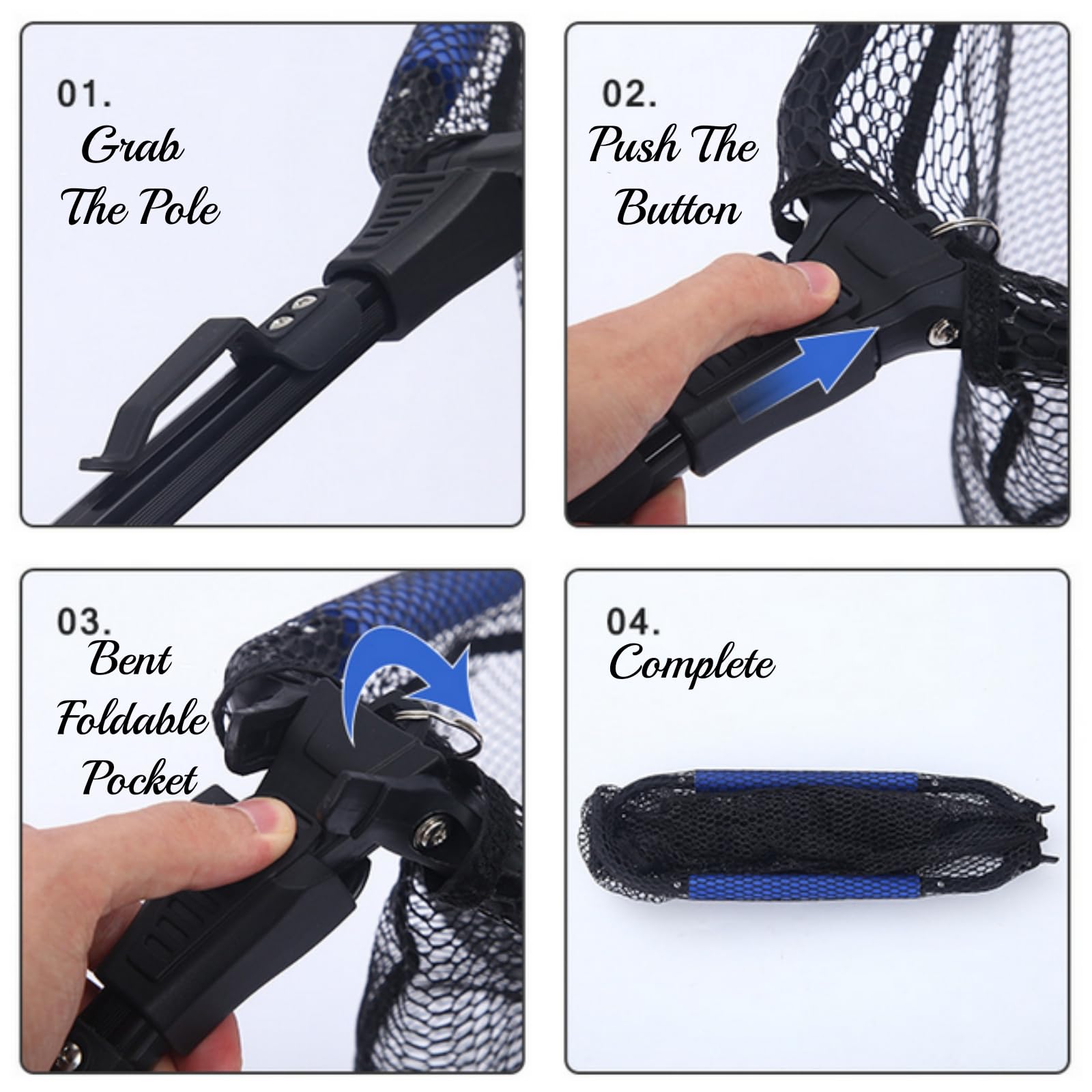 Noamus fishing net used for freshwater species like bass and trout