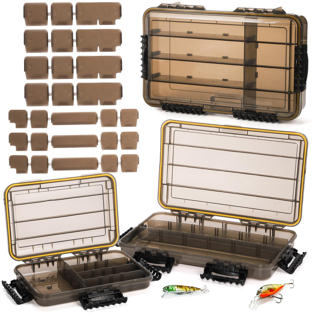 Noamus tackle boxes used for camping and kayaking
