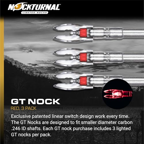 Close-up of shot-activated switch on NT-102 nock