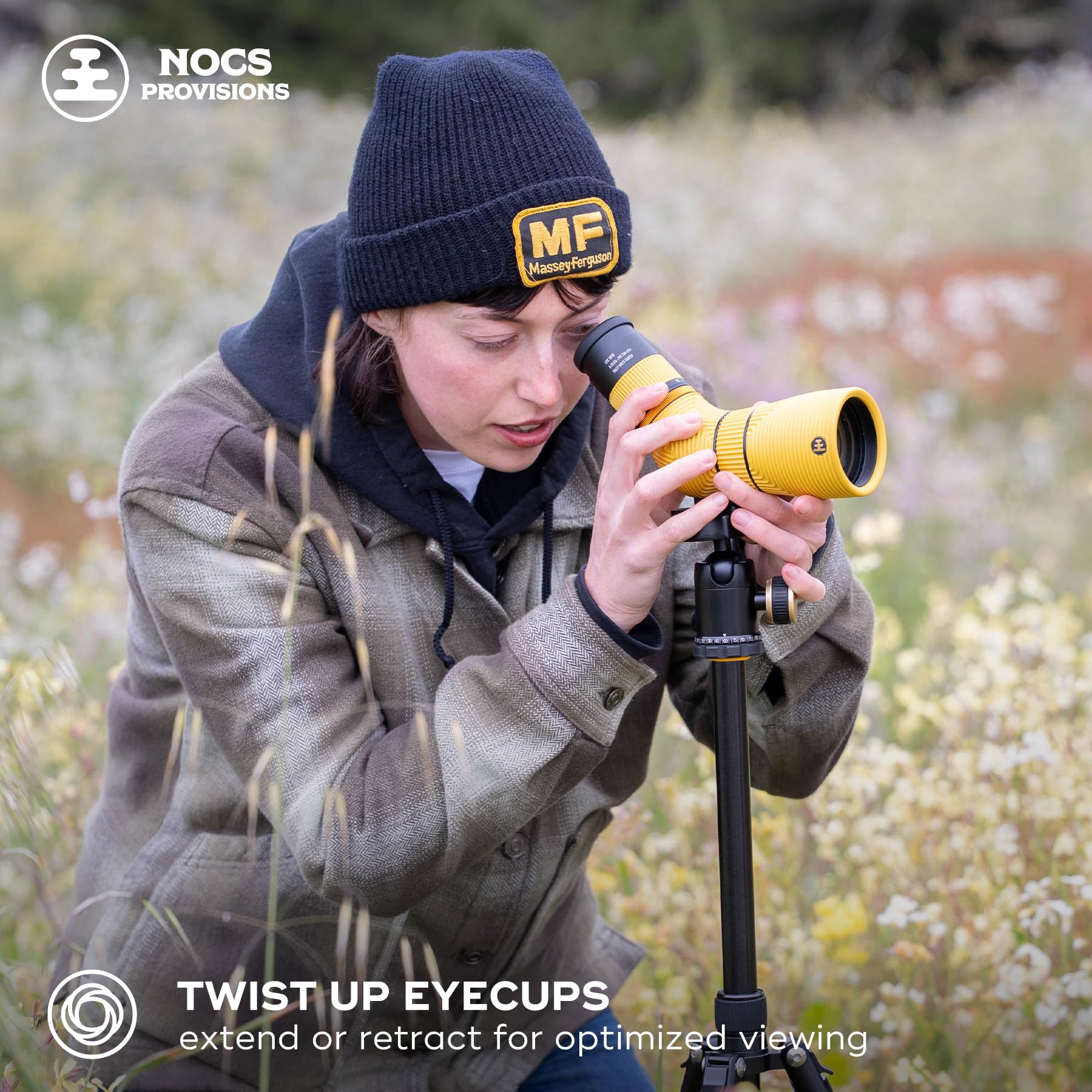 Nocs Provisions Lite View field-use birding scene for outdoor adventures