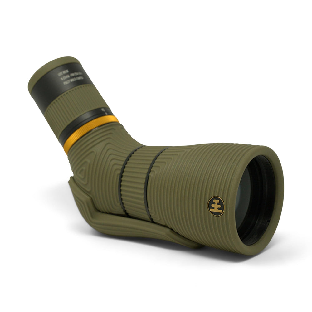 Nocs Provisions Lite View front view spotting scope highlighting portable field use for birding