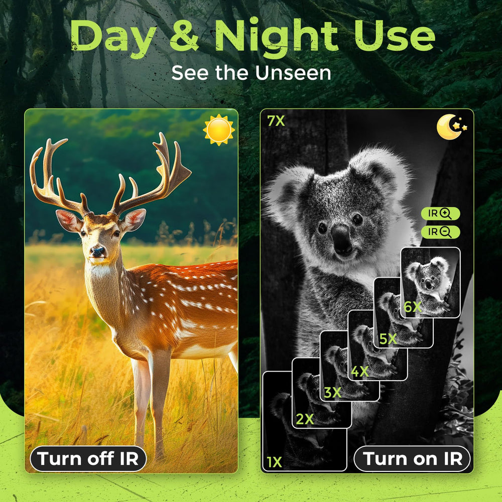 NoctiView gift-set includes pouch and compass for ready outdoor adventures