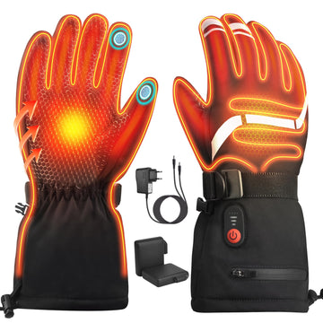 Nodinsy heated gloves with even heat distribution keep hands cozy on cold days