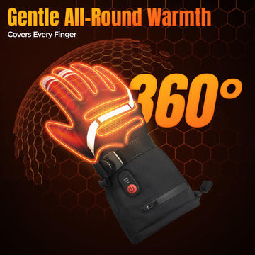 Nodinsy heated gloves suitable for motorcycle driving with warm grip