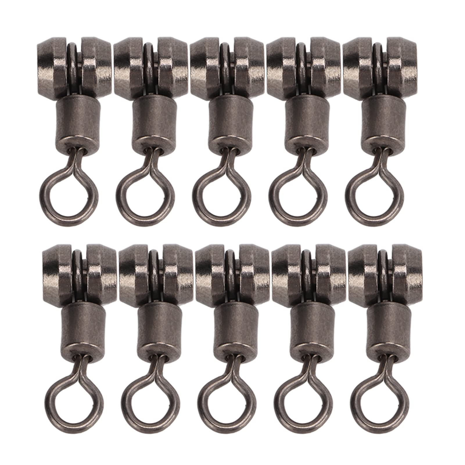 NOENNULL 10-pack swivels in use on a fishing rig