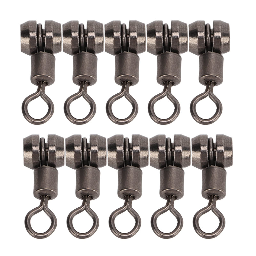 NOENNULL 10-pack swivels in use on a fishing rig