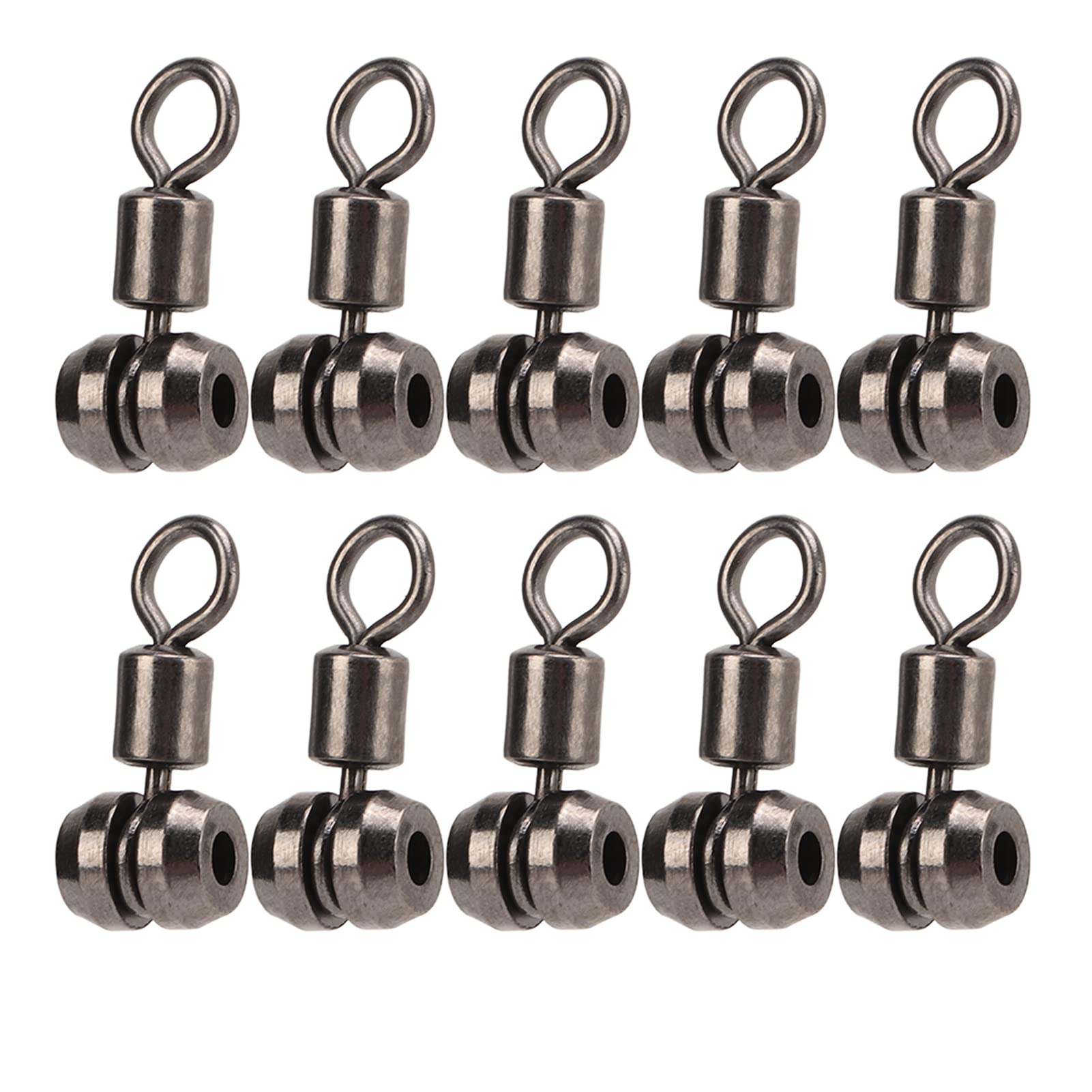 NOENNULL brass 3-way swivel closeup showing smooth rotating joint