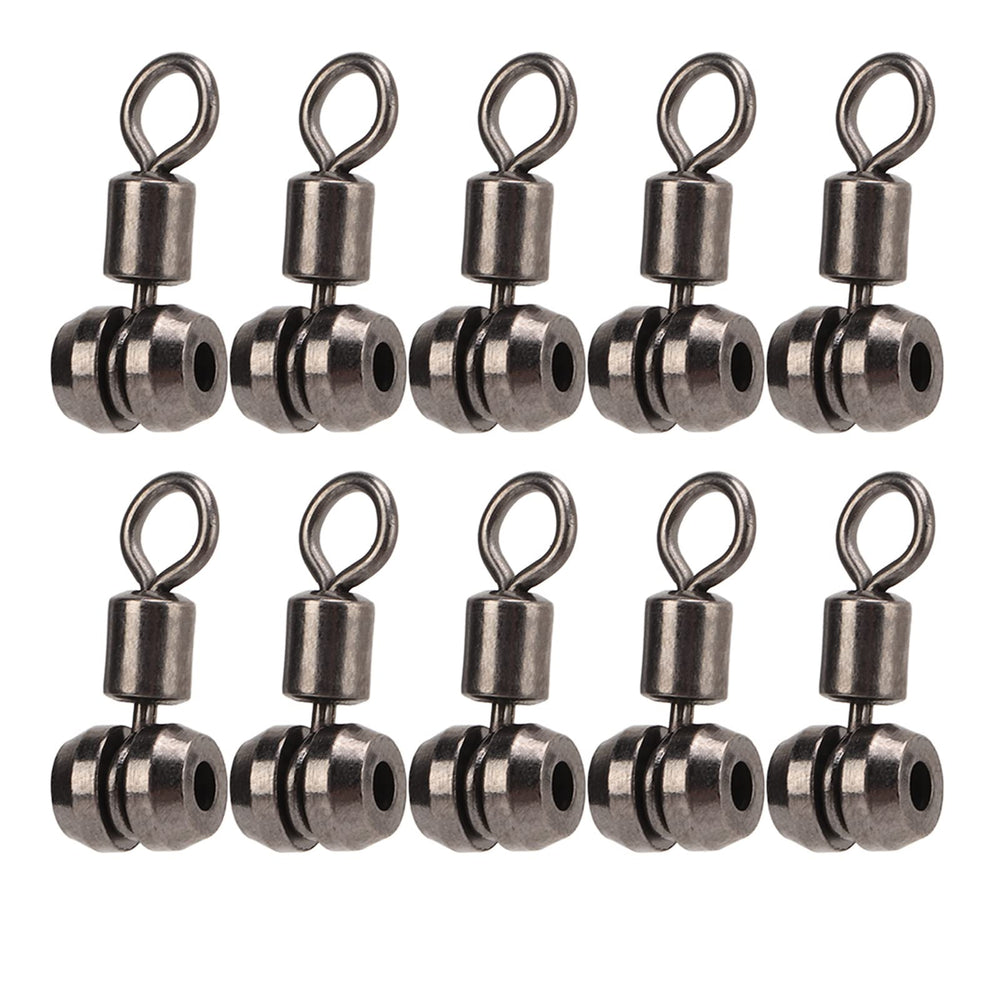 NOENNULL brass 3-way swivel closeup showing smooth rotating joint