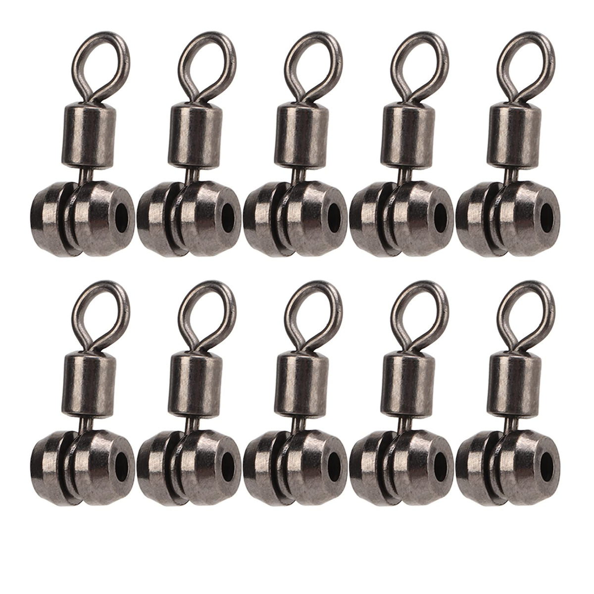 NOENNULL brass 3-way swivel closeup showing smooth rotating joint