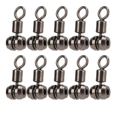 NOENNULL brass 3-way swivel closeup showing smooth rotating joint