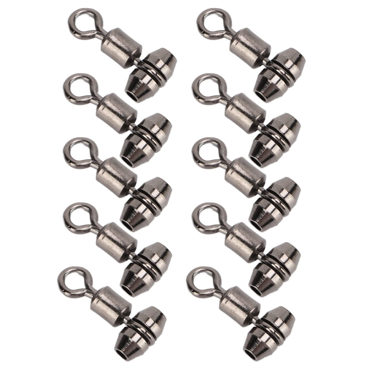 NOENNULL brass 3-way swivel closeup highlighting sturdy build and smooth rotation