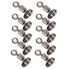 NOENNULL brass 3-way swivel closeup highlighting sturdy build and smooth rotation