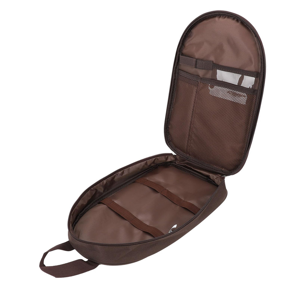 NOENNULL brown camping kitchen setup offers easy access while preparing meals outdoors.