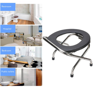 NOENNULL compact camping toilet with quick setup and packing.