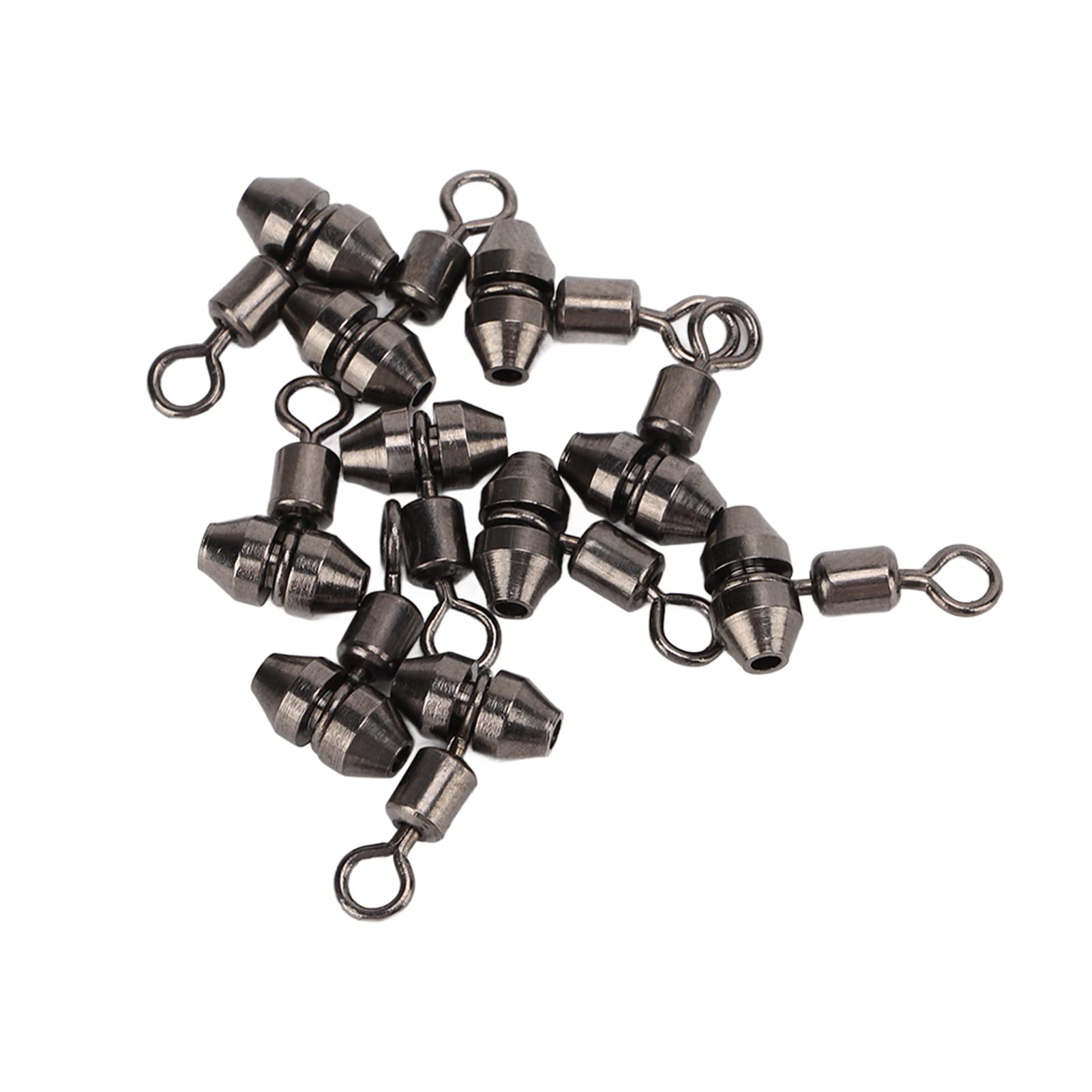 NOENNULL brass swivel with T-turn design demonstrates smooth rotation to prevent twists.