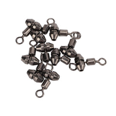 NOENNULL brass swivel with T-turn design demonstrates smooth rotation to prevent twists.