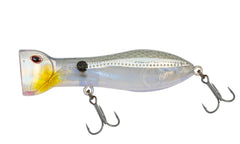 Nomad Design Chug Norris 72 topwater popper in holo ghost shad, ideal for big bass surface strikes.