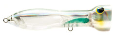 Nomad Design Chug Norris lure front view with holo ghost finish for offshore strikes.