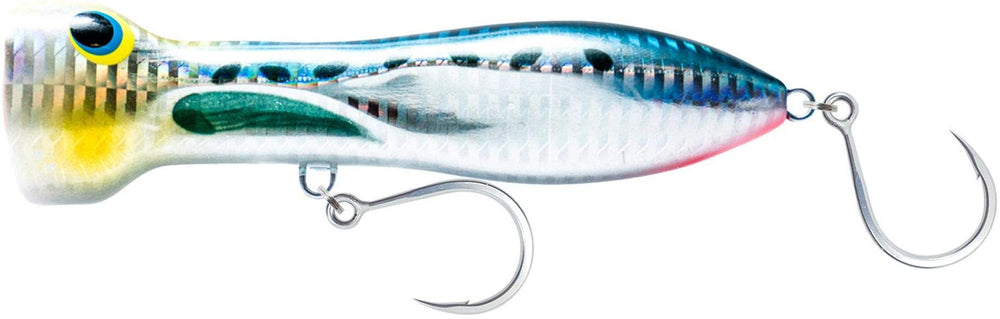 Nomad Design Chug Norris Popper 150 Sardine color with holographic finish, bluewater fishing lure