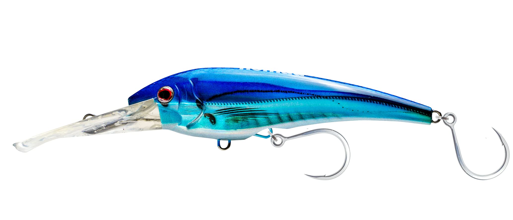 Nomad Design DTX Minnow 125 sinking lure, blue back shad, ideal for tuna trolling.