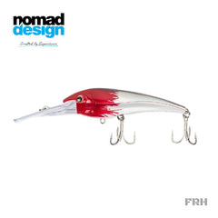 Nomad DTX Minnow in water showing sinking action, 165-6.5in NCT Nuclear Coral Trout