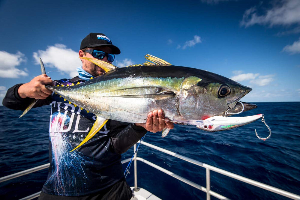 Nomad Design DTX Minnow 165 dives to 35 ft for deep-water presentation.