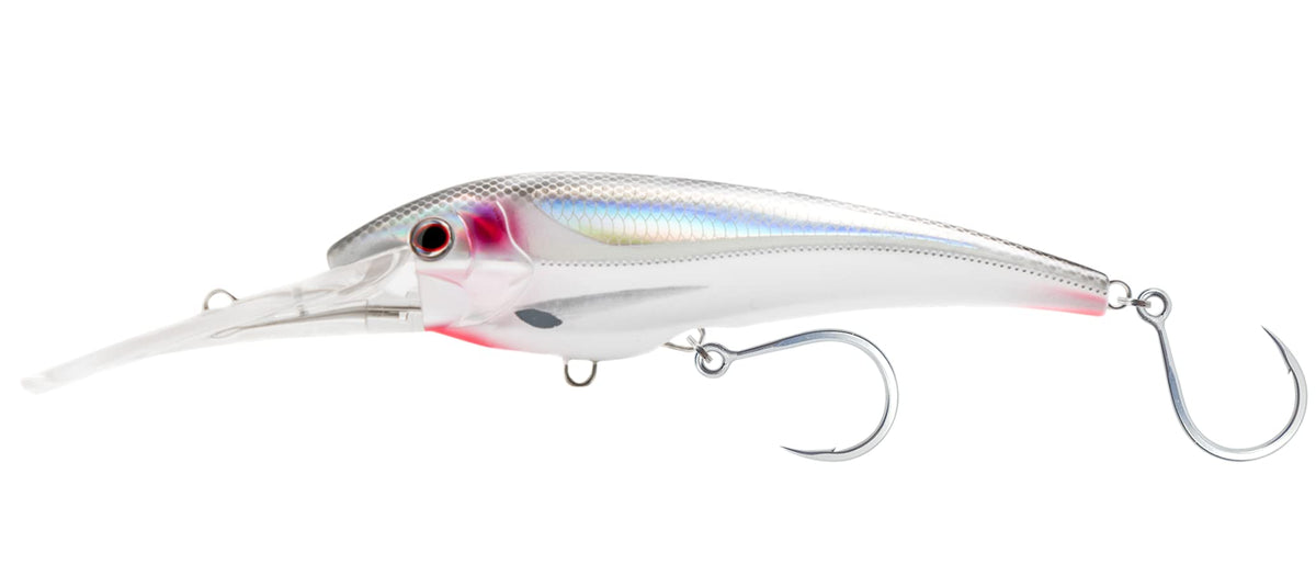Nomad Design DTX Minnow 165 front view showcasing autotune for straight trolling.