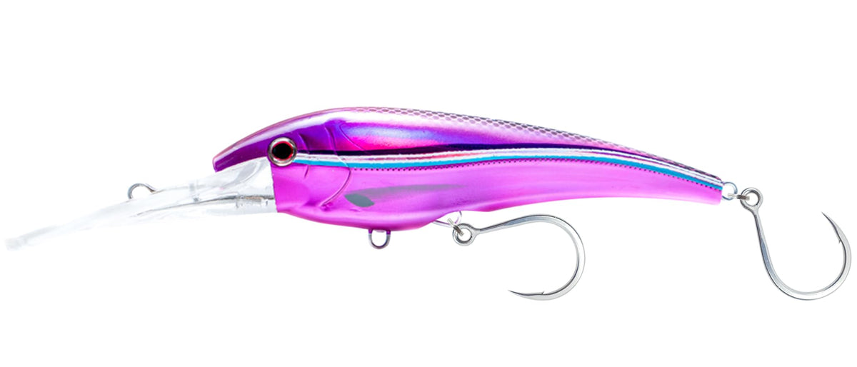 Nomad Design DTX Minnow 165 PFUS front view highlights strong hardware for reliable trolling.